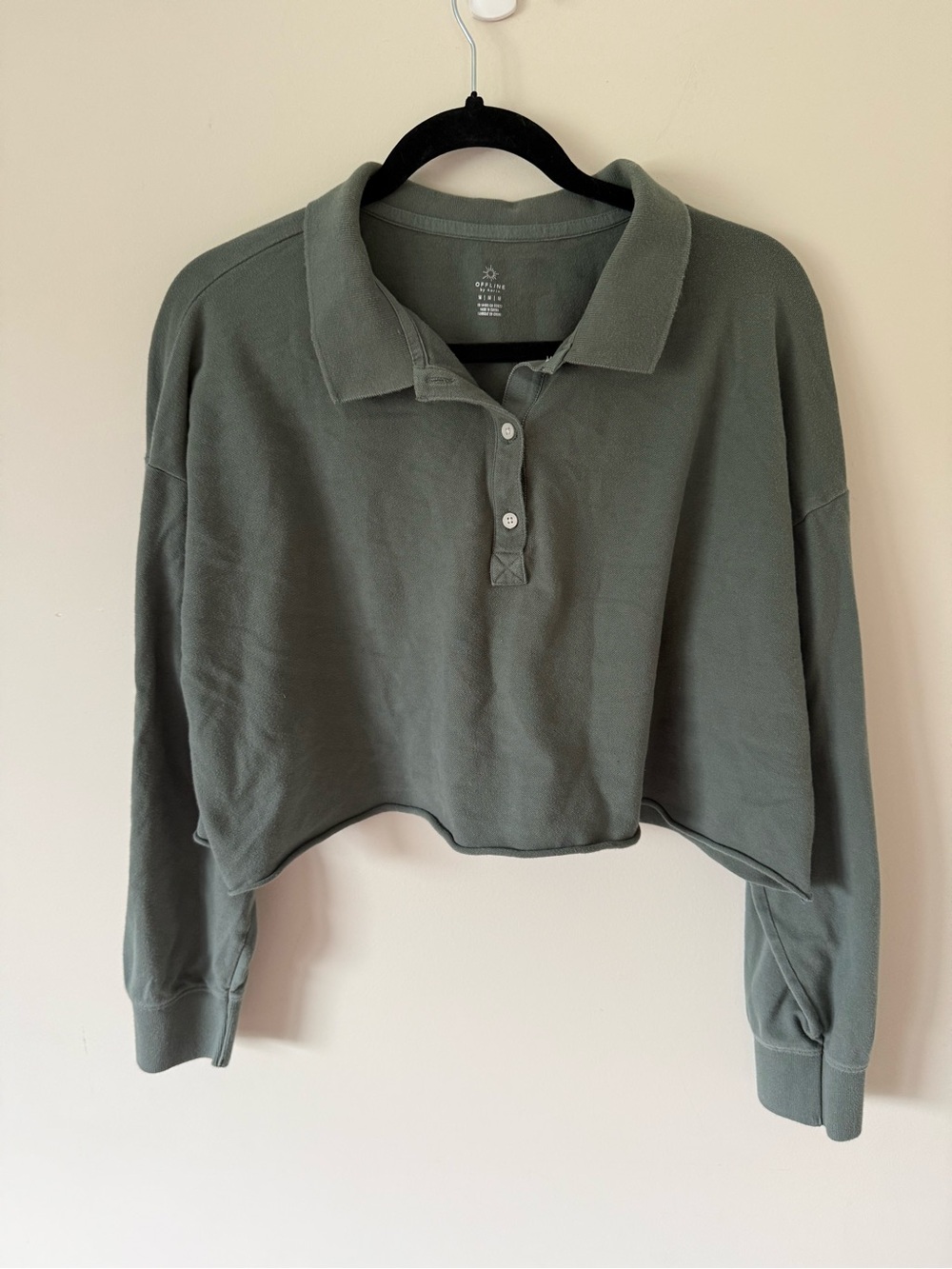 368 AERIE POLO BUTTON UP LONGSLEEVE - Picture 2 of 5